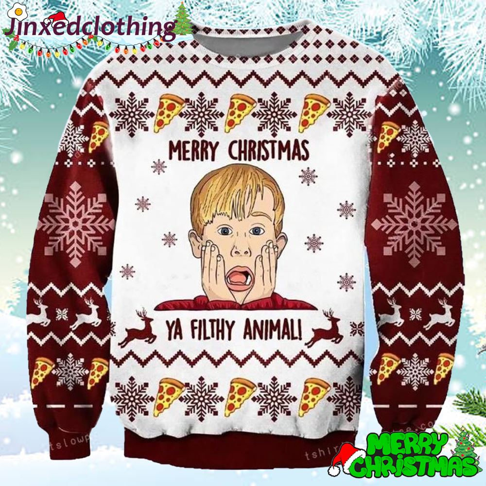 Merry Christmas Ya Filthy Animall Kevin Ugly Sweater For Unisex 